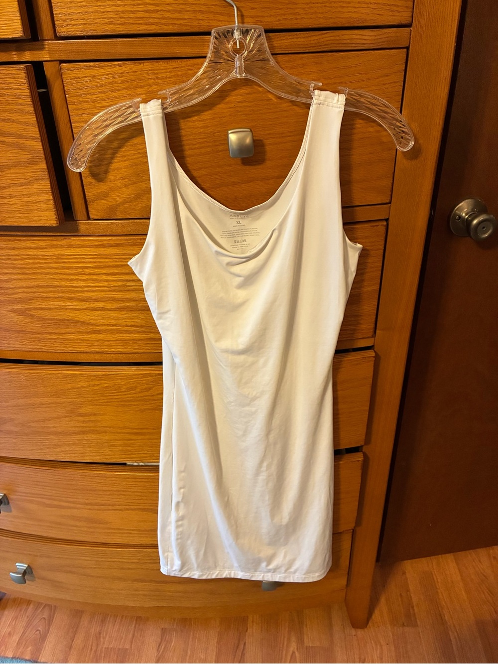 SPANX White Scoop Neck Shaping Dress